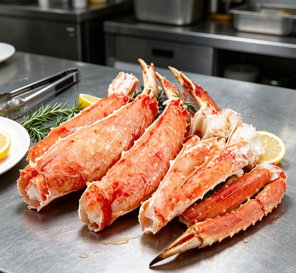 Jumbo King Crab Legs with Lemon & Rosemary