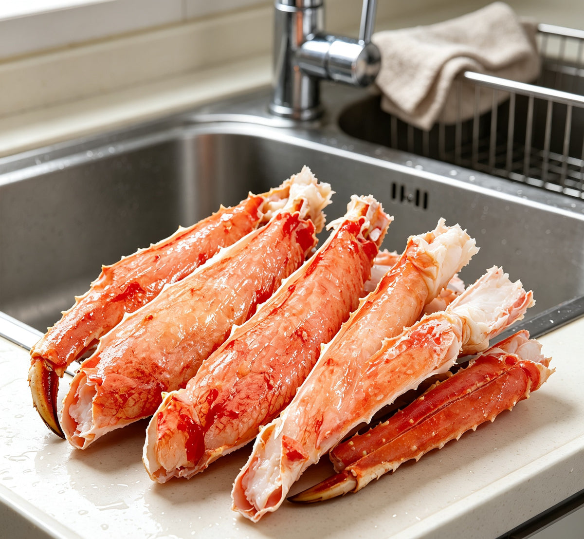 Jumbo King Crab Legs with Lemon & Rosemary
