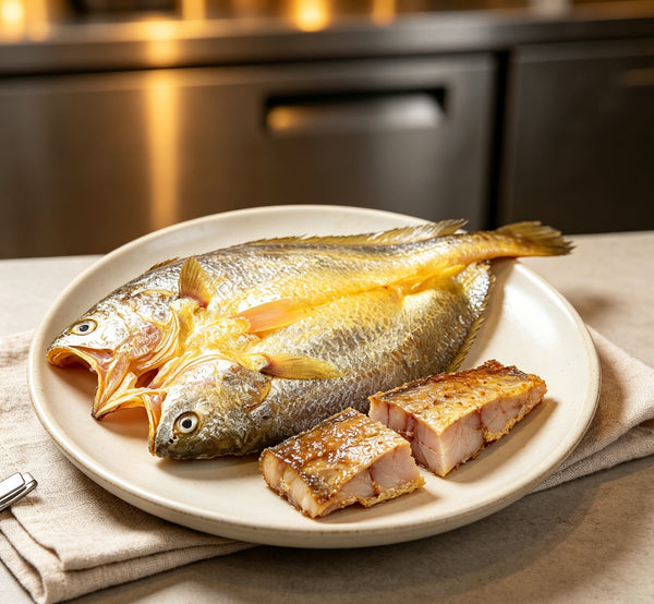 Golden Whole Fish with Fresh Fillets