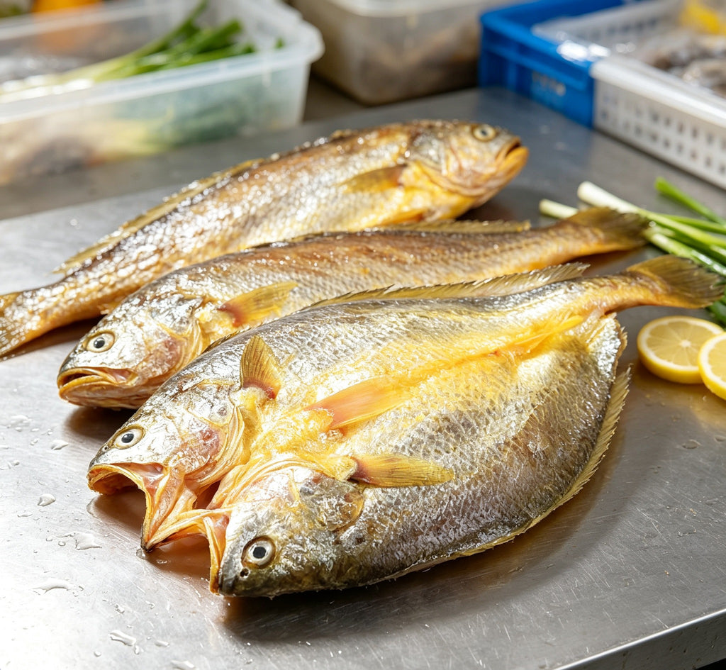 Golden Whole Fish with Fresh Fillets