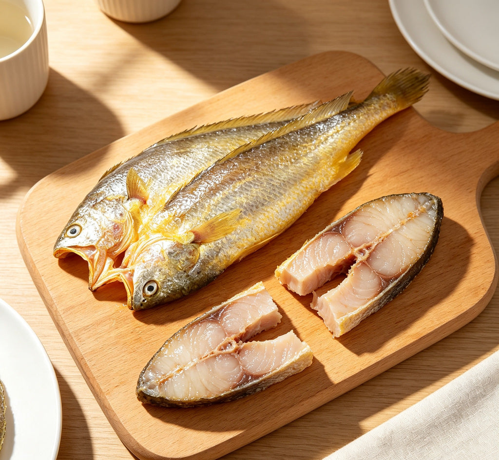 Golden Whole Fish with Fresh Fillets